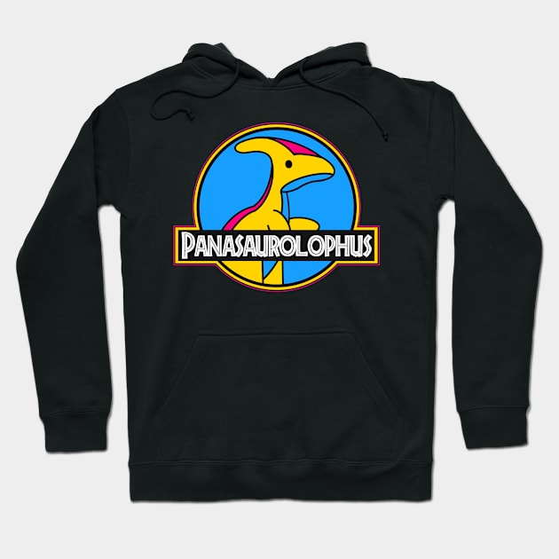 Pan Pride Dino Hoodie by Socially Snarky